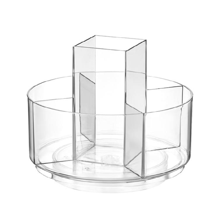 Desk Pen Holder Bucket Pencil Organisers Storage Box Desk Organisers Shelf, 360 Degree Rotating Pen Holder for Desk 1