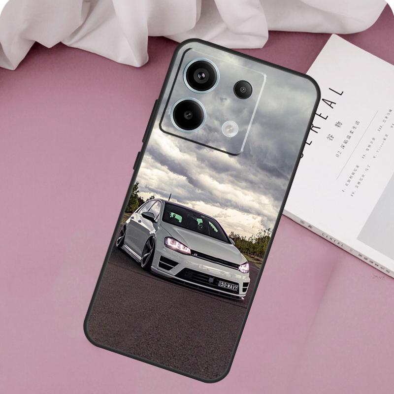 Sport Car Golf 7 Case For Redmi Note 13 Pro Plus 9 10 11 12 Pro 10S 11S 12S Redmi 12 9C 10C 12C 13C Cover