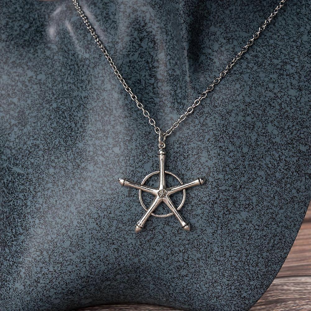 Anime Quincy Ishida Uryuu Collier Cosplay Ginreigojiaku Amulette Chaîne en Alliage Bracelets Pendentif Bijoux Cadeau pour Fans