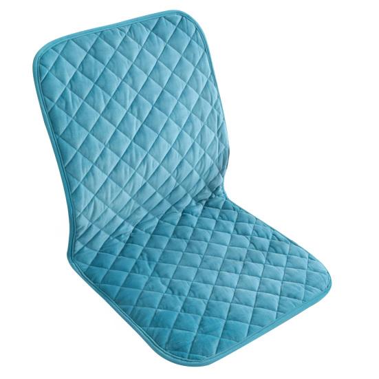 Plyšový sedák s nastavitelným designem Měkká pohodlná podložka na židli Odnímatelný skládací polštář opěrky zad