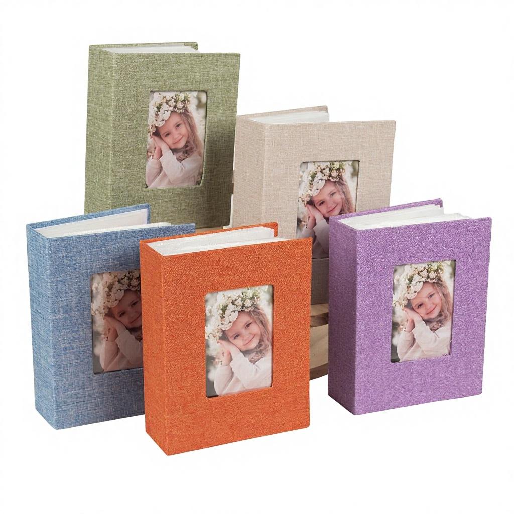 100-Page 4R6-Inch Interstitial Photo Album Durable Photo Album Manufacturer (Black,100) чёрный