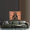 2D Holy Death Skull Tapestry Retro Mexican Aesthetic Background Cloth
