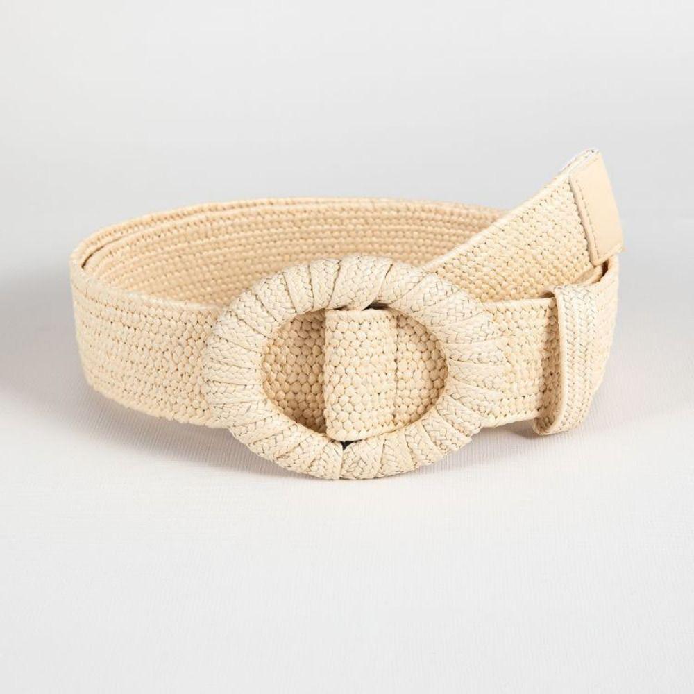 

ПП Травяной Пояс Пояс Широкий Пояс Богемные Аксессуары для Юбки Платье бежевый