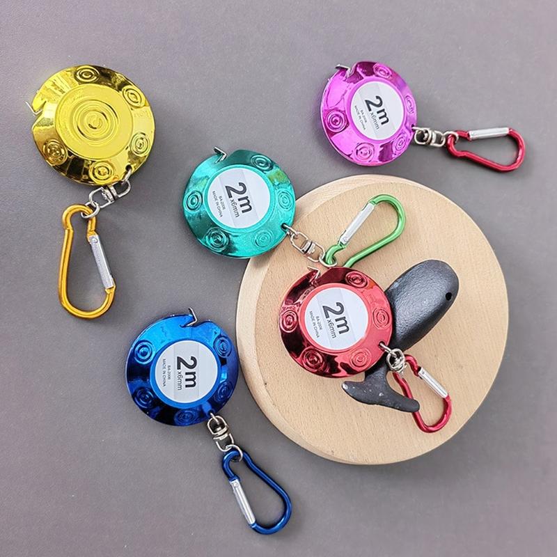 Ergonomic Design Innovative 2 Meter Flying Saucers Design Retractable Measuring Tape Ruler ABS Material And Steel Blade