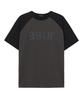 Aejeuyua Logo Raglan T-Shirt Charcoal