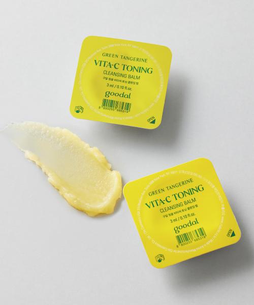 Goodal Green Tangerine Vita C Toning Cleansing Balm Travel Kit
