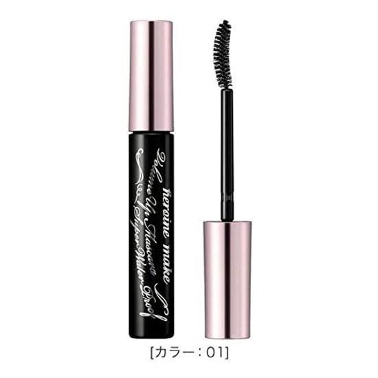 Heroine Make Volume UP Mascara Super WP 01 Black 6g Resistant Tears Sweat Water Sebum Rubbing Waterproof Formula