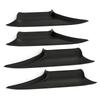 Set 4 Door Interior Inside Handle Pull Carrier Cover For BMW 7 F01 F02 2008-2015