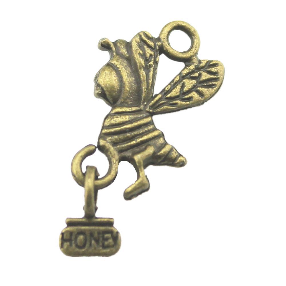 Large Pendants Bees Honeycomb Charms For Bee Themed DIY Jewelry Making