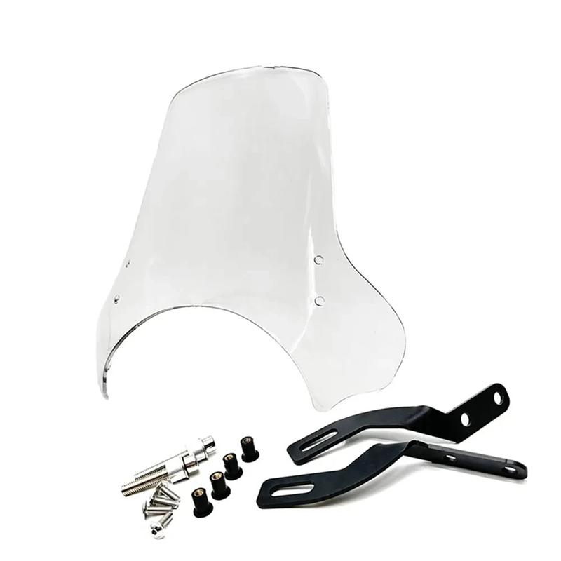 A03E-Motorcycle Windshield Windscreen Air Deflector For Speed 400 Scrambler 400 X Scrambler 400X 2024