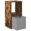 Nightstand 2 pcs Smoked Oak 30.5 x 27 x 59.5 cm