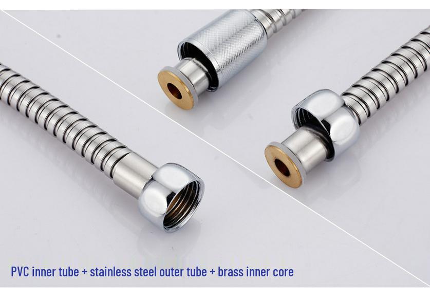 Full Copper Thermostatic Concealed Shower Set with Temperature Control Faucet