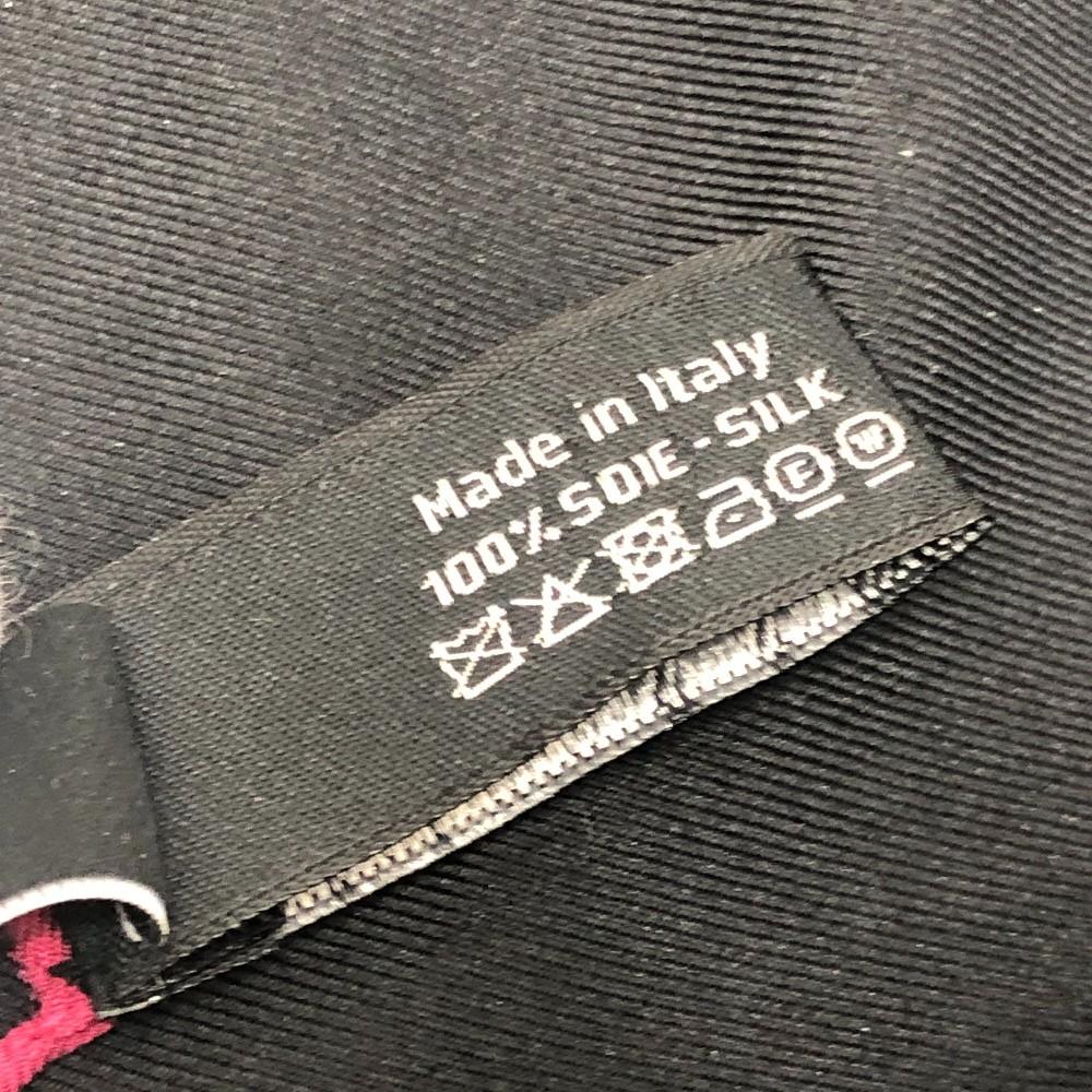 Chanel Pop Multi-Design Fashion Accessory Large Format Scarf Silk Black