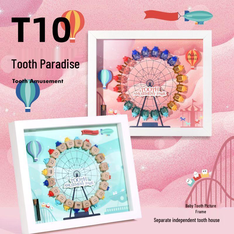 Children's Tooth Storage & Keepsake Box: Boy/Girl Baby Tooth Collection