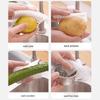 Flexible Fruit and Vegetable Cleaning Brush Set