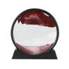 Moving Sand Art Picture Round Glass 3D Natural Landscape Flowing Sand Frame Hourglasses Decor For Home