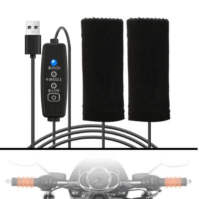 Motosiklet Isıtmalı Elcikler 12V Evrensel USB Elektrikli Isıtmalı Tutamak Kılıfı 3 Vitesli Elektrikli Isıtmalı Sap Kılıfı Hızlı Isıtma Kitleri