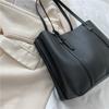 Autumn and Winter Big Bag Women's New Korean Style Trendy Simple Large Capacity Soft Leather Casual Versatile Shoulder Bag