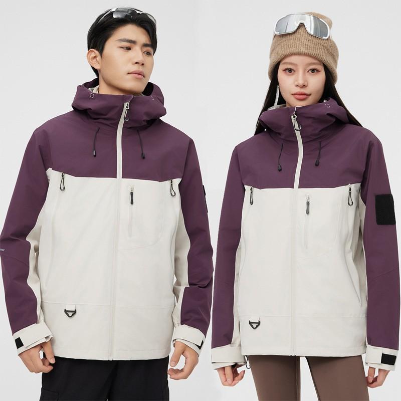 3-in-1 Waterproof Windproof Hiking Jacket With Removable Fleece Liner Men Women Winter Outdoor
