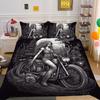 Duvet Cover Set Beauty Skull Printed Full Size Microfiber Bedspreads High Quality Luxury Bedding Cover
