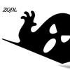 Ghost Witch Party Decor Halloween Silhouette Static Window Stickers, Waterproof PVC Decals, Clings Removable for Home Glass Decoration Film