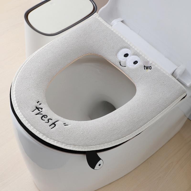 Coprisedile WC Universale con Cerniera - Design Carino per Tutte le Stagioni