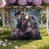 Rapper A-Anuel AA Cushion Cover Home & Car Dual-Scene Pillow Cover: Reversible for Premium Comfort