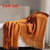 Flash Sale 2025 New Room Tassel Towel Blanket Sofa Towel Bedside Blanket Bedside Flag Hotel Blanket