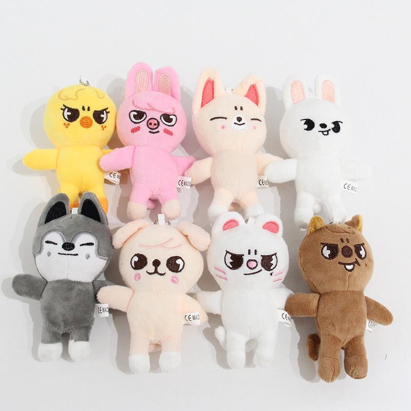 10CM Stray Kids Plush Toy Korean Celebrity Surrounding Doll Fan Collection Doll Children's Festival Gift