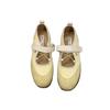 Heel height 2.5cm~ Casual shoes Velcro heightened version thick-soled shallow mouth Mary Jane shoes women's German training shoes heightened board sh