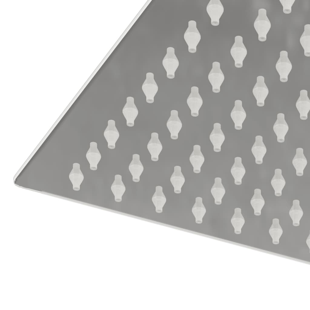 Rain Shower Head 304 Stainless Steel 20 x 20 cm Square