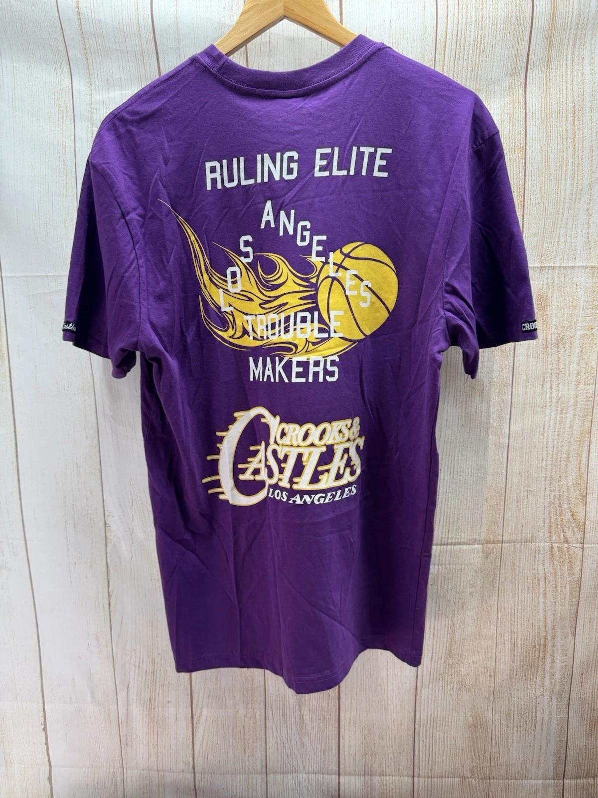 Crooks And Castles Los Angeles T Shirt Size Medium 100