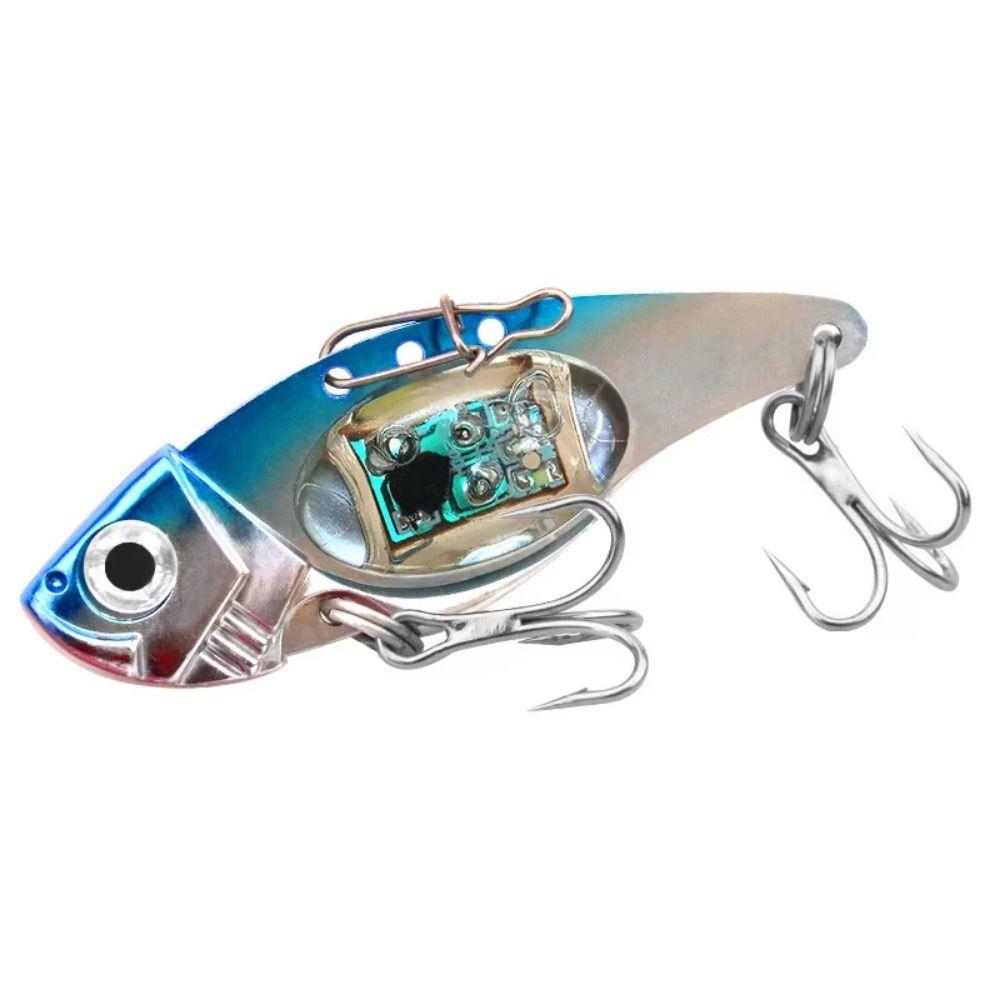 Underwater LED Artificial Soft Lure LED Flashing Light Silicone Soft Bait  Fishing Tackle