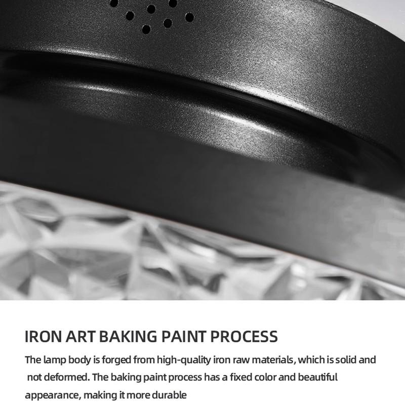 20 Inchs Adjustable Brightness LED Ceiling Fan Lamp DC Motor Ceiling Fan With Light Living Room Luxury Style Ceiling Fan