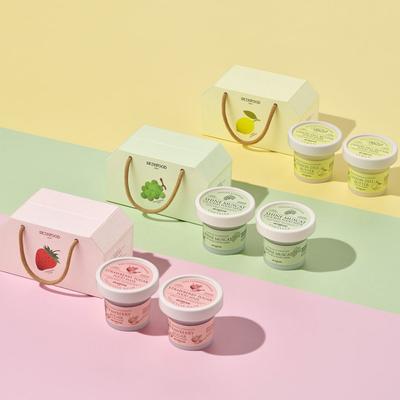 Zestaw Masek do Jedzenia Duo Truskawkowy Cukier Cytrynowy Koperkowy Masło Shine Muscat 3 rodzaje, wybierz 1