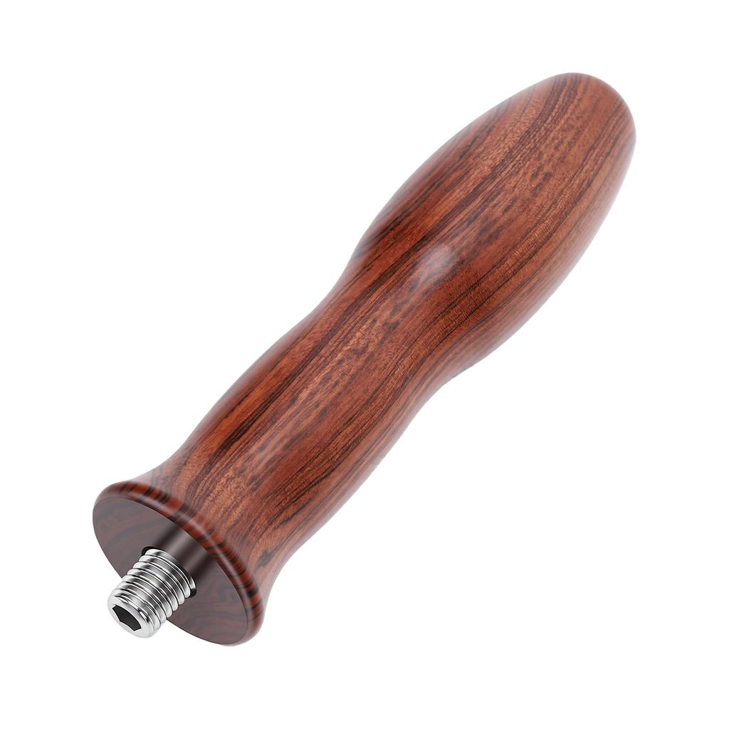 Portafilter Handle Walnut Wood M10 Coffee Filter Machine Handle Replacement for Bottom and Bottomless Portafilter