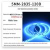 Low Voltage 12V/24V 5mm SMD 2835 LED Linear Light Strip for Wardrobes/Cabinets
