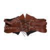 Vintage Korsett Taillengürtel für Damen Renaissance Kostüm PU Miedergürtel Taillenband Party Requisiten Bund Cosplay Kostüm