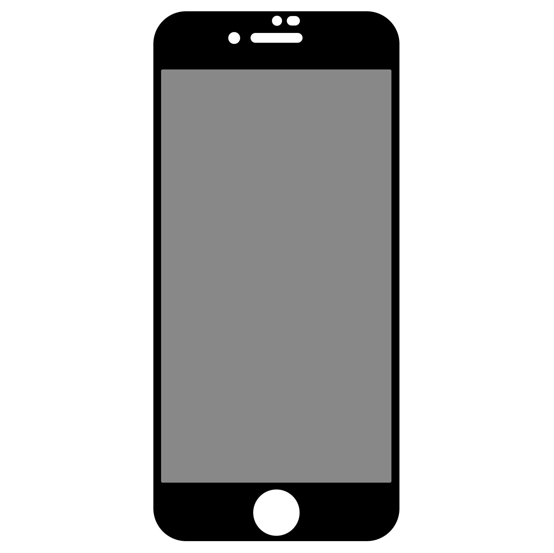 

For iPhone SE (2022)/(2020)/7/8 4.7 inch Anti-spy Full Screen Protector Full Glue Silk Printing High Aluminium-silicon Glass Film As Shown A