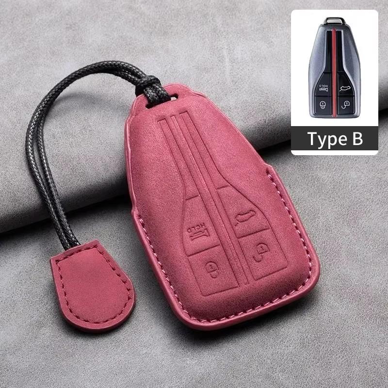 Leather Car Metal Key Case Cover For Suzuki Swift Kizashi Vitara SX4 Baleno Ignis Ciaz S-cross Ertiga Key Chain Accessories