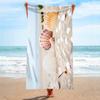 Starfish Shell Beach Towel Delicate Microfiber Kids Adults Bath Towel Outdoor Seaside Soft Blanket Living Room Home Decor Swim