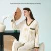 Fenteng Women's New Chinese Style Cotton Pajama Set