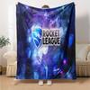 1 Stück Decke - Spiel Rocket League Print Design, Leichte Decke für Sofa, Bett - Weich & Warm, Geschenk für Alle Jahreszeiten
