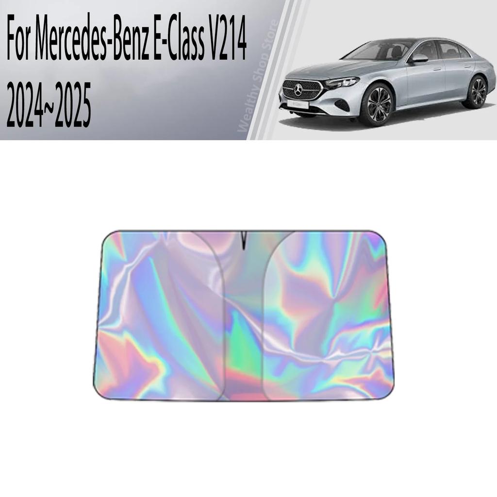 Car Sun Visor For Mercedes-Benz E-Class W212 W213 W214 2009~2025 Front Windshield Sunshade Heat Ulation Summer Accessories