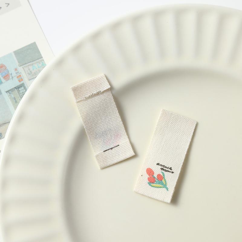 50Pcs Cute Cartoon Printed Polyester Sewing Labels, Ideal For Adding Personalized Decorative Markers To All Kinds Of Handmade