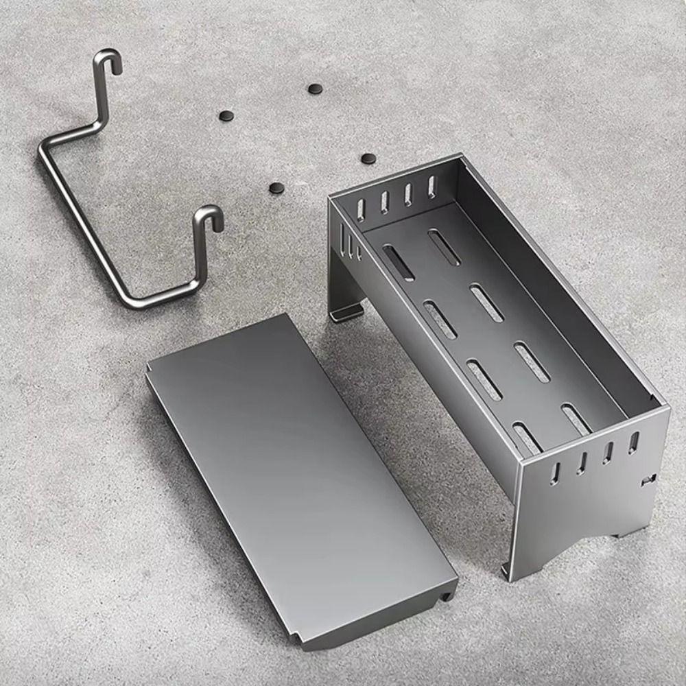 Detachable Kitchen Sink Rack Quick Dry Dishcloth Organizer Rustproof Sink Towel Stand Sink Area