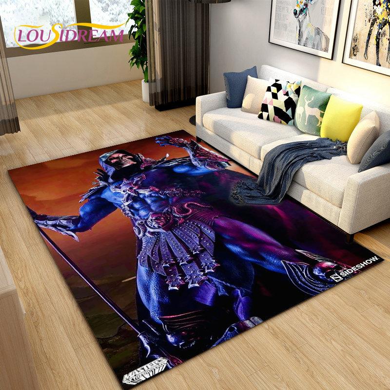 He Man and the Masters of the Universe Area Rug,Carpet Rug for Living Room Bedroom Sofa Doormat Decoration,Non-slip Floor Mat
