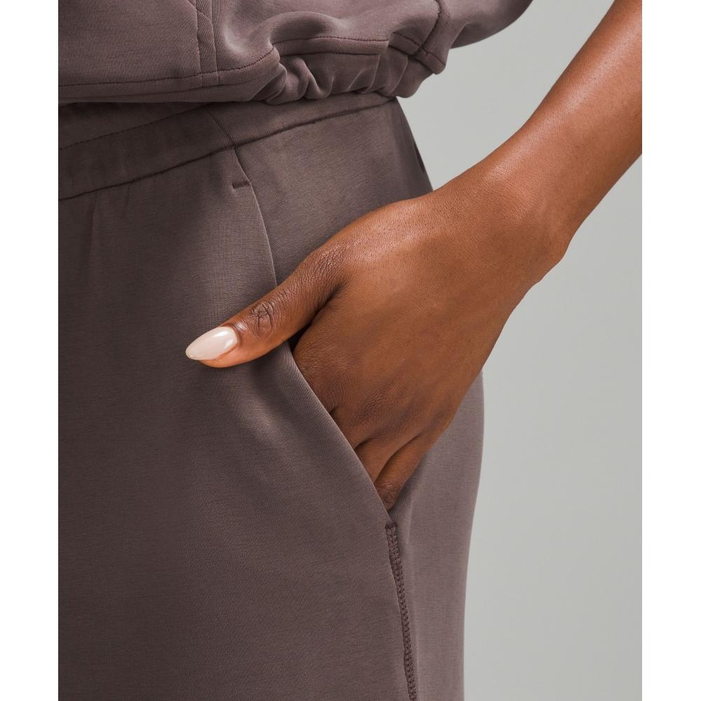 Lululemon Softstreme High Rise Straight Leg Cropped Pant Espresso