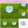 Micro Landscape Dollhouse Noctilucent Fish Tank With Resin Creative Decor For Living Room Tabletop Display