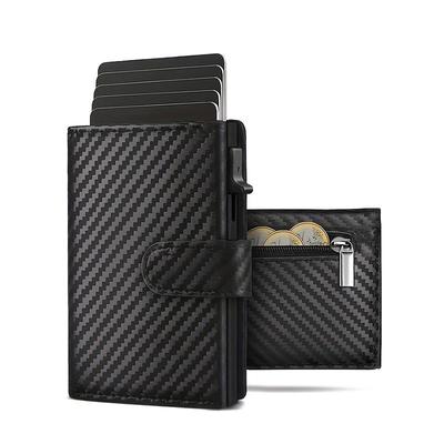 1Pcs Multifunctional Small Credit Cards Wallet Men'S Wallet With Coin Case Rfid Protection Slim Purse Card Bag